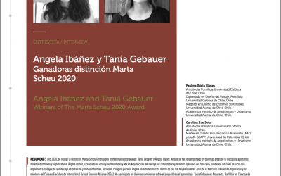 Ángela Ibáñez y Tania Gebauer Ganadoras distinción Marta Scheu 2020